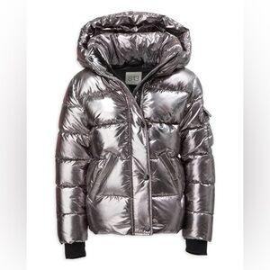 S13 Silver Puffer Jacket